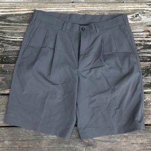 PGA Tour Solid Gray Men's Casual Golf Shorts 34